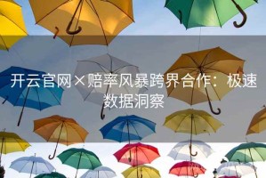 开云官网×赔率风暴跨界合作：极速数据洞察