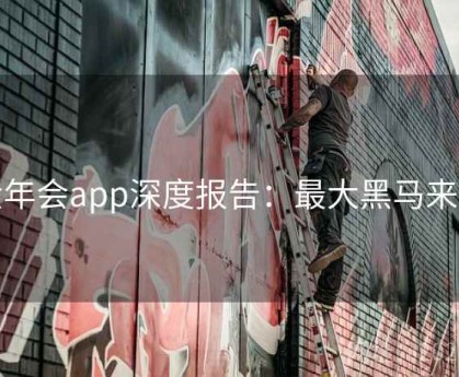 金年会app深度报告：最大黑马来袭