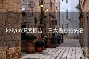 kaiyun深度报告：三大看点抢先看