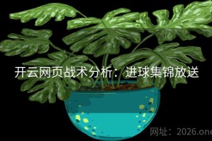 开云网页战术分析：进球集锦放送