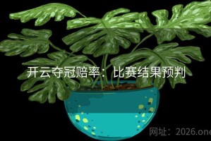 开云夺冠赔率：比赛结果预判