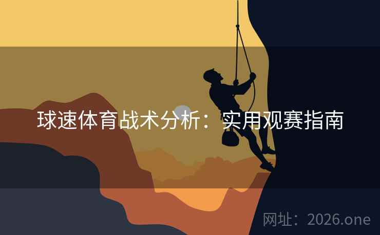 球速体育战术分析：实用观赛指南